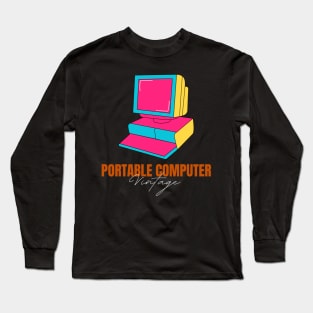 Retro computer Long Sleeve T-Shirt